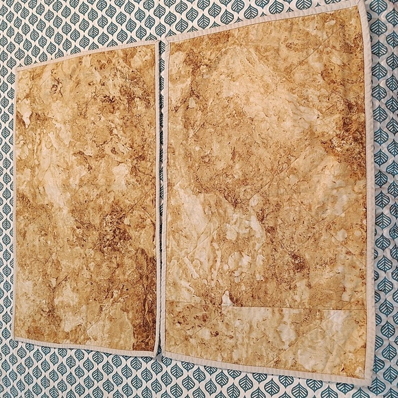 Handmade Quilted Hand Stitched Placemats Kitchen Chickens Funny Farm Funny - Picture 5 of 10